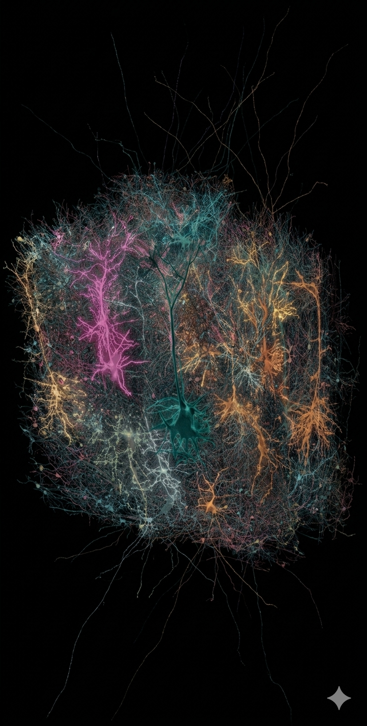 AI brain visualization representing local LLM deployment